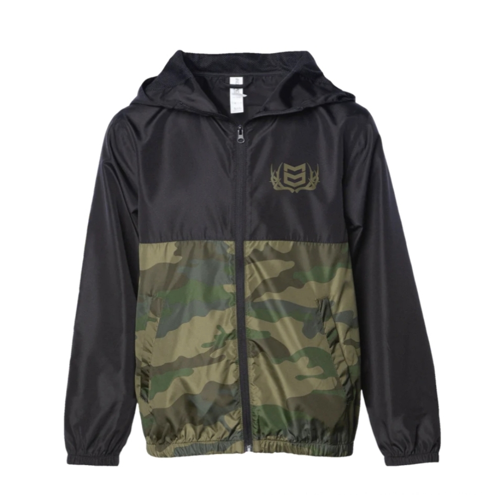 Mtn ops YOUTH SCOUT WINDBREAKER XL camo black
